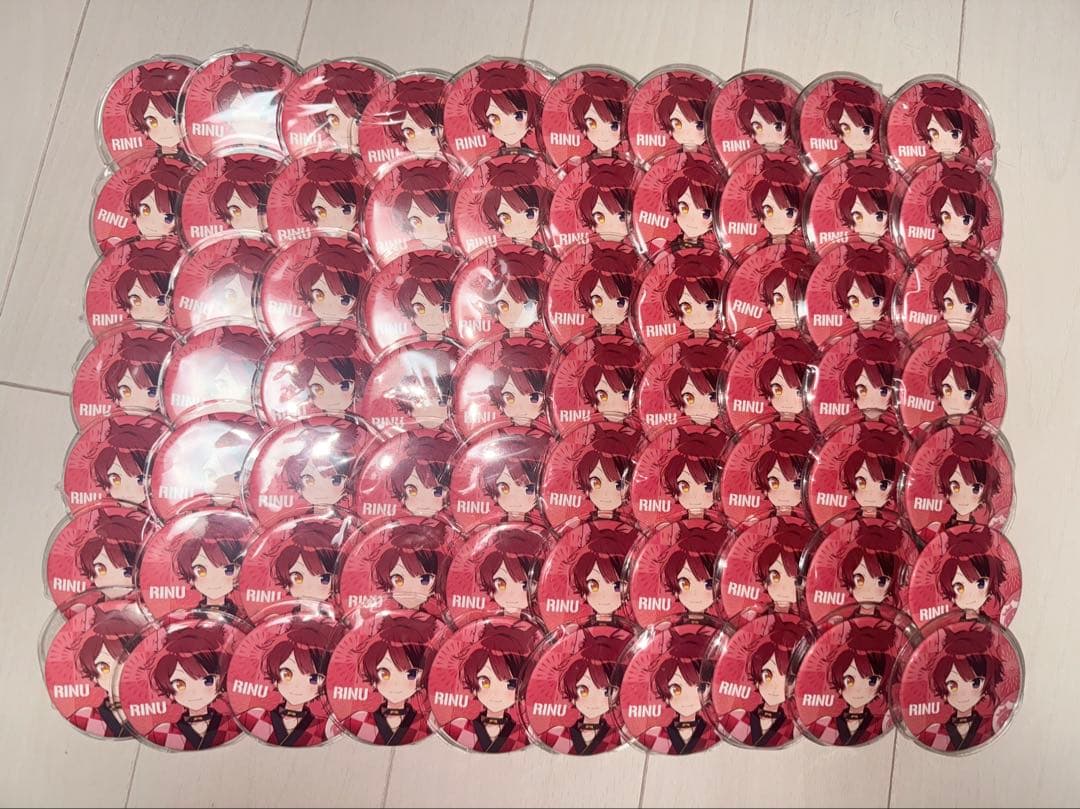 すとぷり 莉犬 缶バッジ りぬわん 法被 70個 すたーとらいふっ