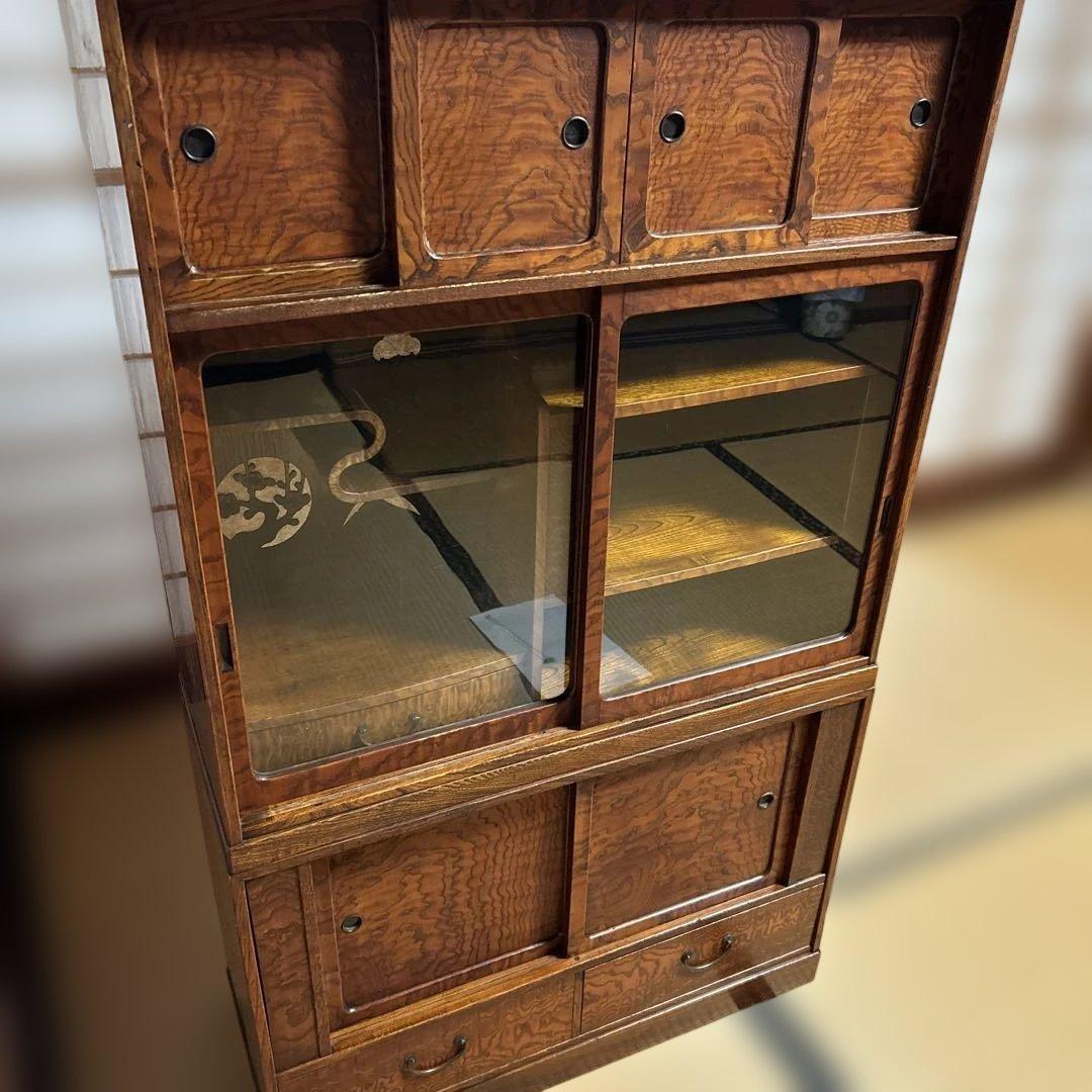 和風木製キャビネット