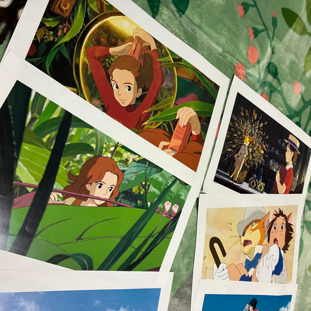 ジブリポスター柄違い、16タイトル各2枚合計32枚セット