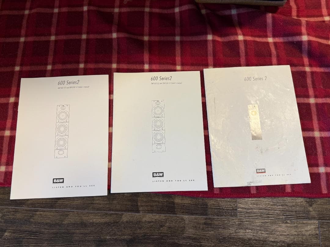 B&W DM603 S2 シリアル連番 バナナプラグ、インシュレーター、板付