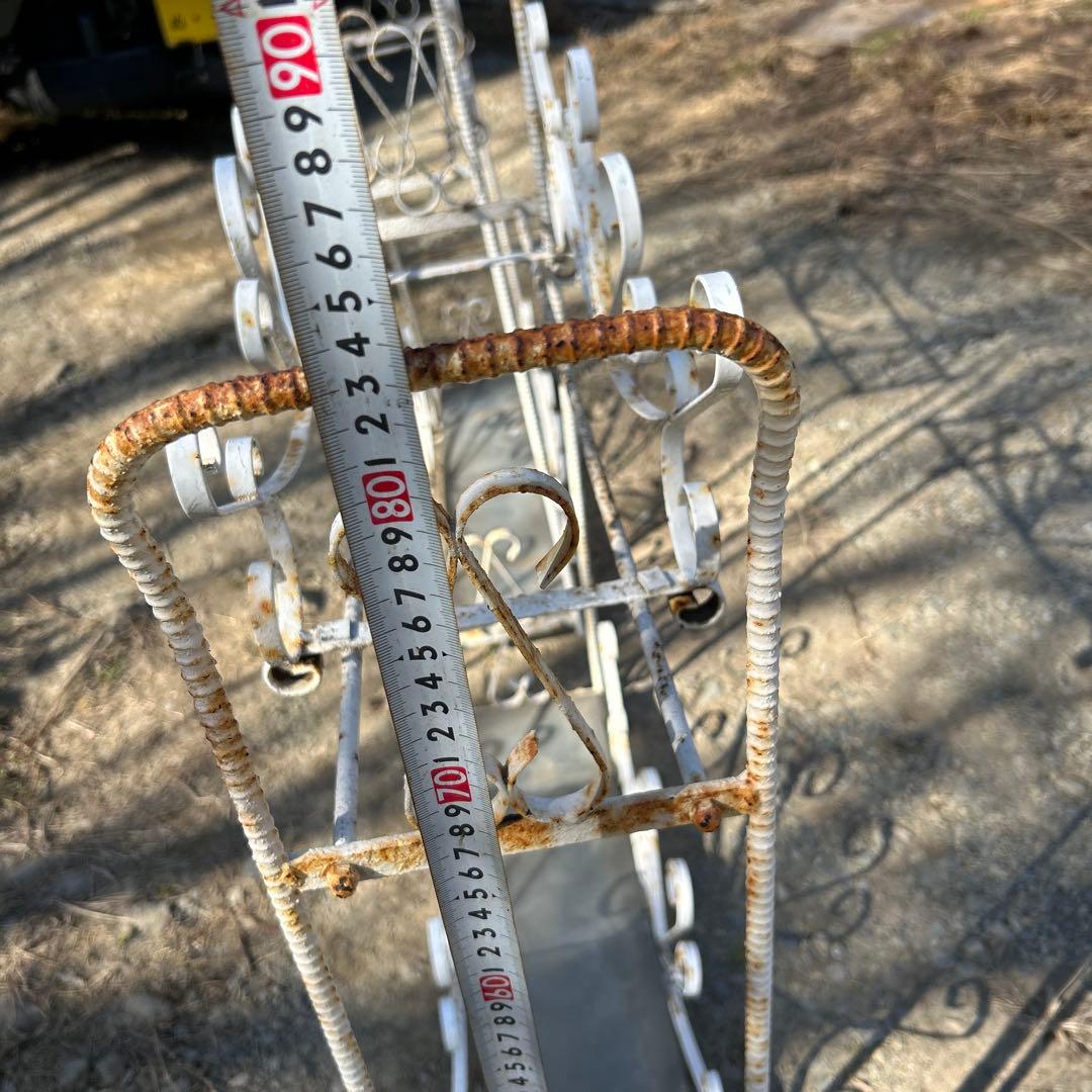 昭和　アンティーク　ガーデニング　シャビー アイアン　直接お渡し限定