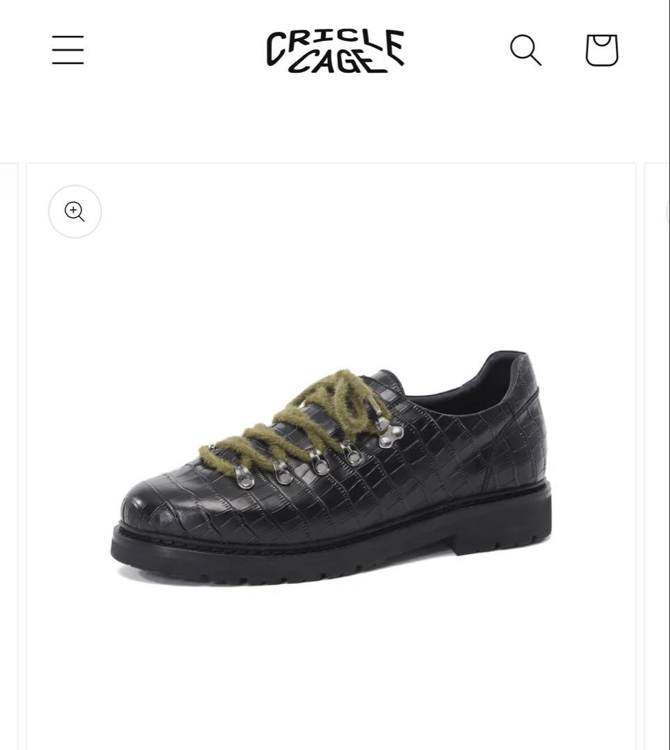CRICLE CAGE MOUNTAIN DERBY CROC ブラック