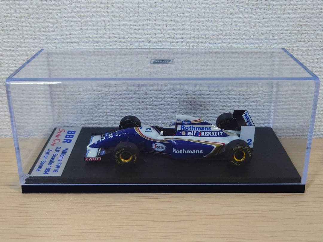 BBR Williams FW16 ルノー アイルトン・セナ ミニカー 1/43