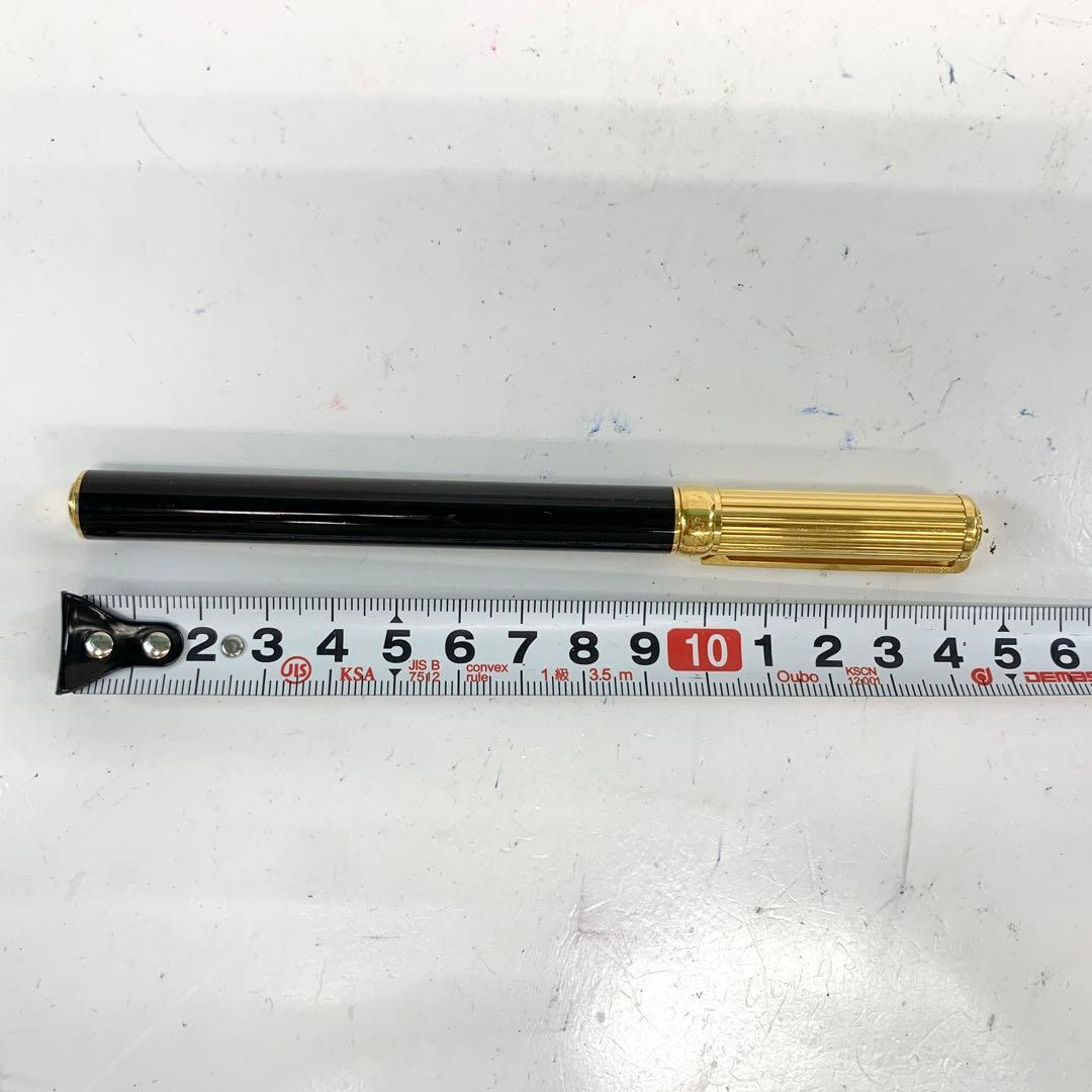 エステーデュポン 18金 万年筆 ゴールド ブラック 0821-S3549h