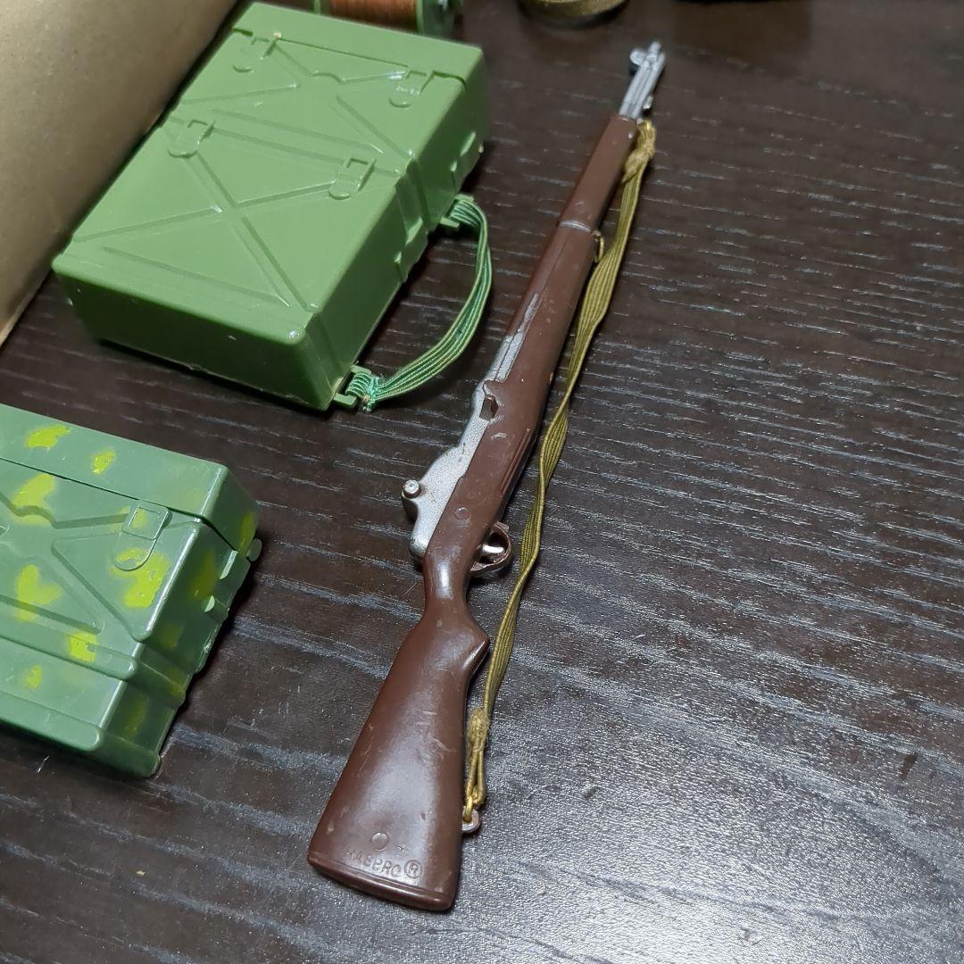60年代ハスブロ　GIJOE （giジョー）箱付き 通信器　背嚢　ポンチョなど