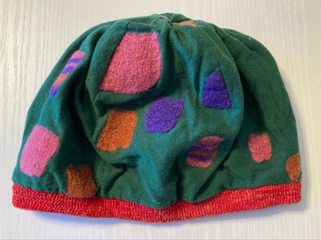 佐藤繊維　M&KYOKO ニット帽　帽子　リバーシブル