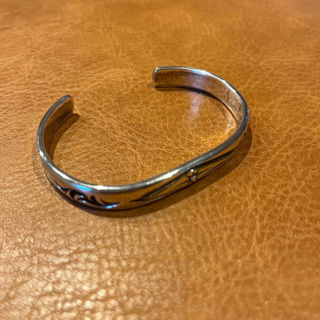 値下げ！美品 BIGHAND バングル ニューサン ワイド SV925 K18