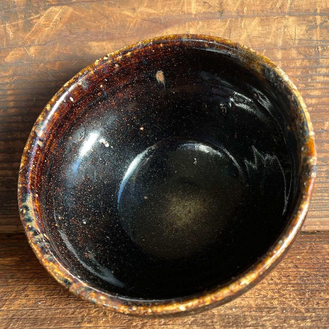 古瀬戸 古美濃 天目茶碗 江戸時代 骨董 古美術 茶道具 発掘品