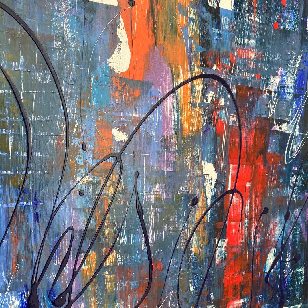 抽象画 アート パネル クール モダン 絵画 インテリア 現代アート 原画