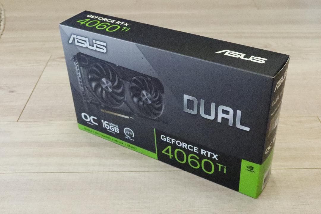 新品 ☆ASUS RTX 4060 Ti EVO OC Edition 16GB