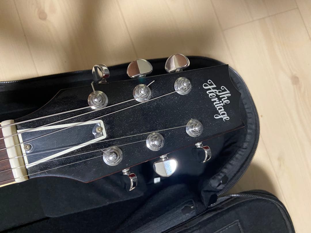 Heritage エレキギター オレンジ/レッド