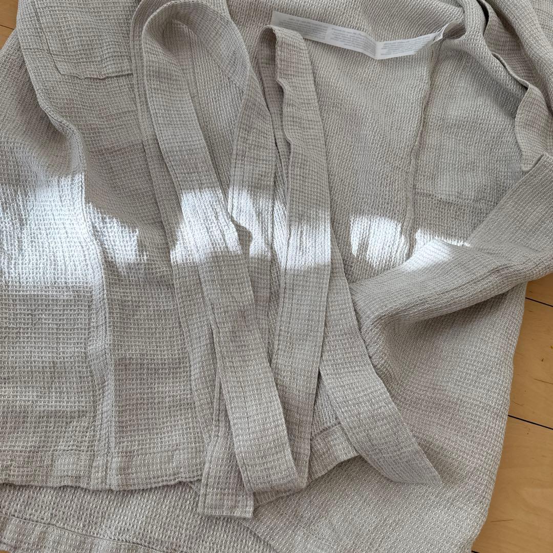 未使用LAPUAN KANKURIT (ラプアン カンクリ)リネンバスローブ