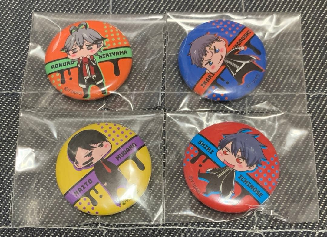 桃源暗鬼ガチャパーティー特典ミニ缶バッジ一ノ瀬四季矢颪碇 手術岾ロクロ無陀野無人