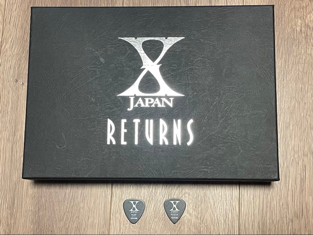 X JAPAN/X JAPAN RETURNS、HIDEとHEATHのピック付き