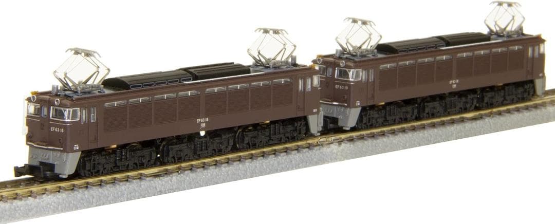 【新品・未使用】ロクハン EF63形 電気機関車 重連 T038-2 Zゲージ
