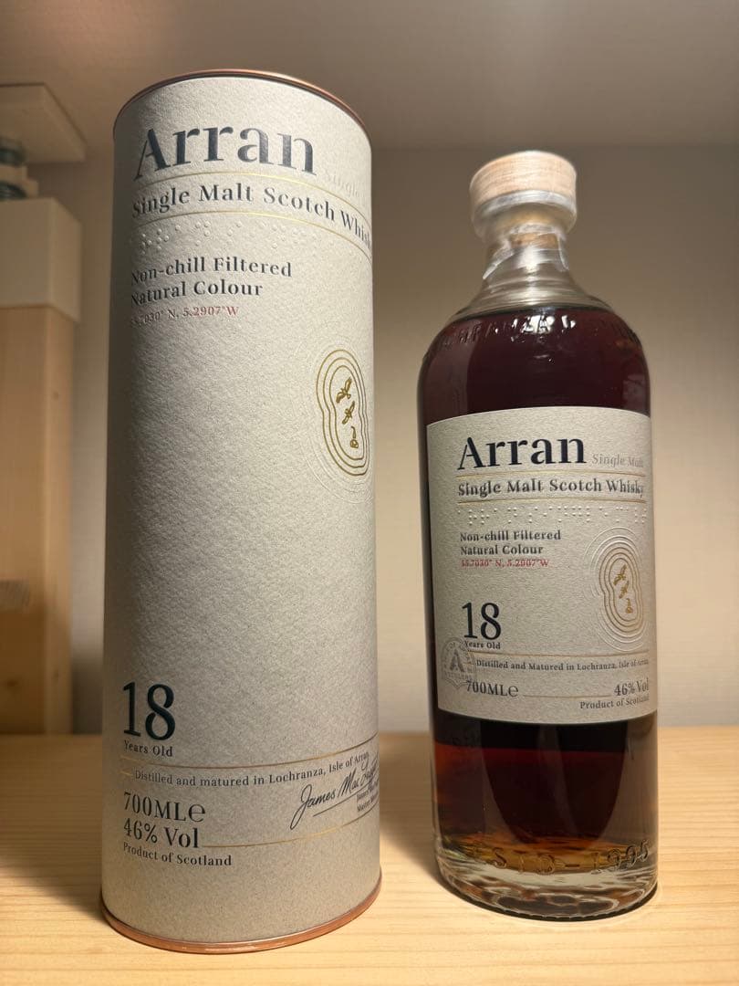 Arran 18年 シングルモルトウイスキー 700ml ②