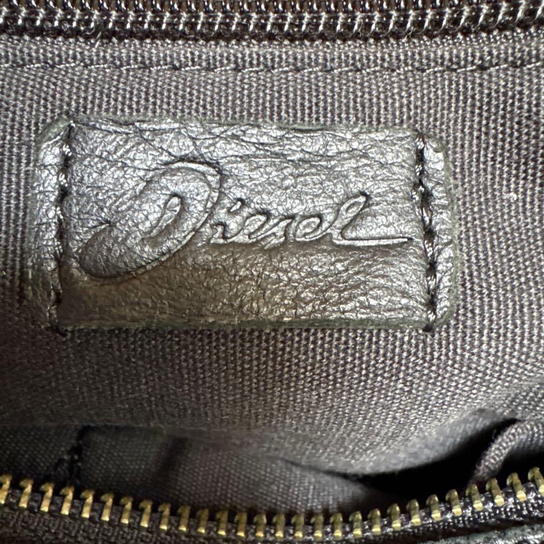 DIESEL ディーゼル　ハンドバック 　ショルダーバック　レザー　黒