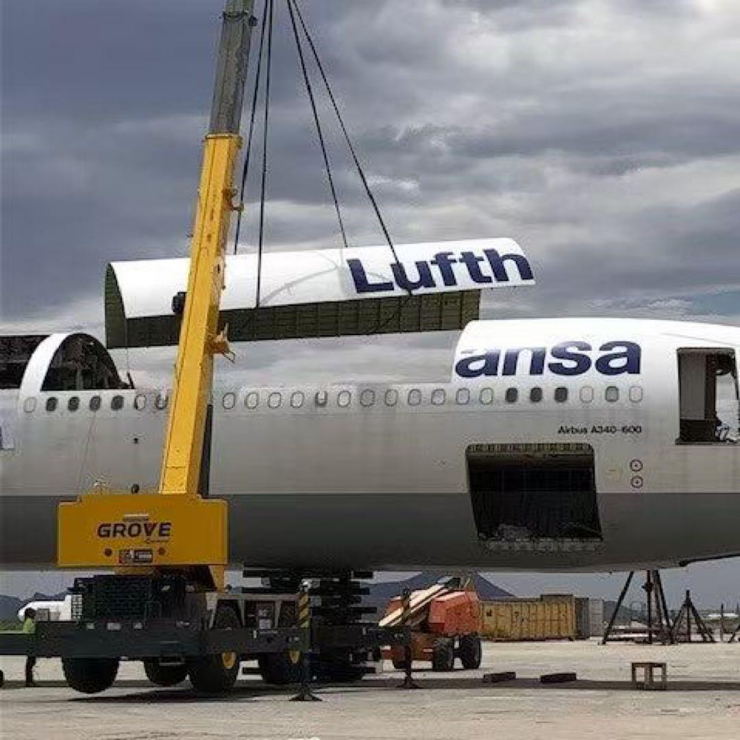 LH ルフトハンザ航空 Aviationtag A340-600 白色