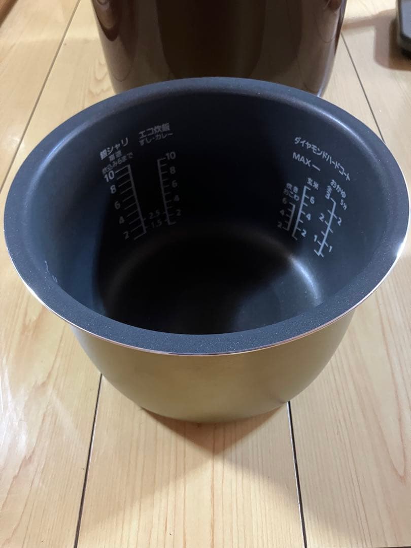 極美品　Panasonic 可変圧力IHジャー炊飯器 SR-PA188-T