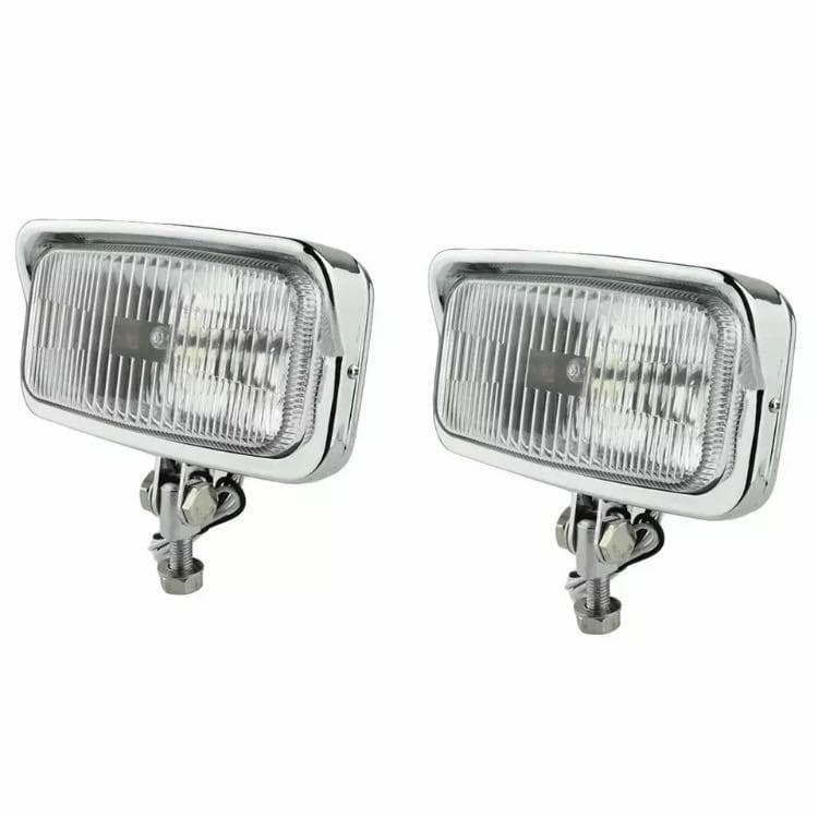 汎用 スクエア ヘッドライト 2個セット ビンテージ チョッパー ハーレー