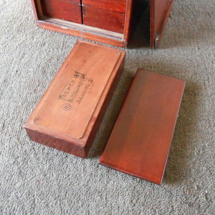 伊勢春慶 春慶塗 弁当箱 重箱 木箱 道具箱 江戸 明治 大正 昭和レトロ 骨董