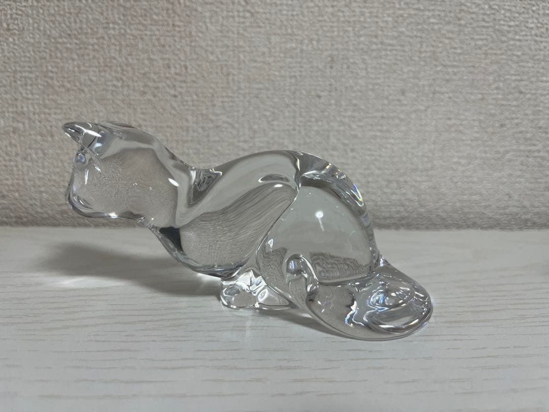 猫　置物　バカラ　Baccarat