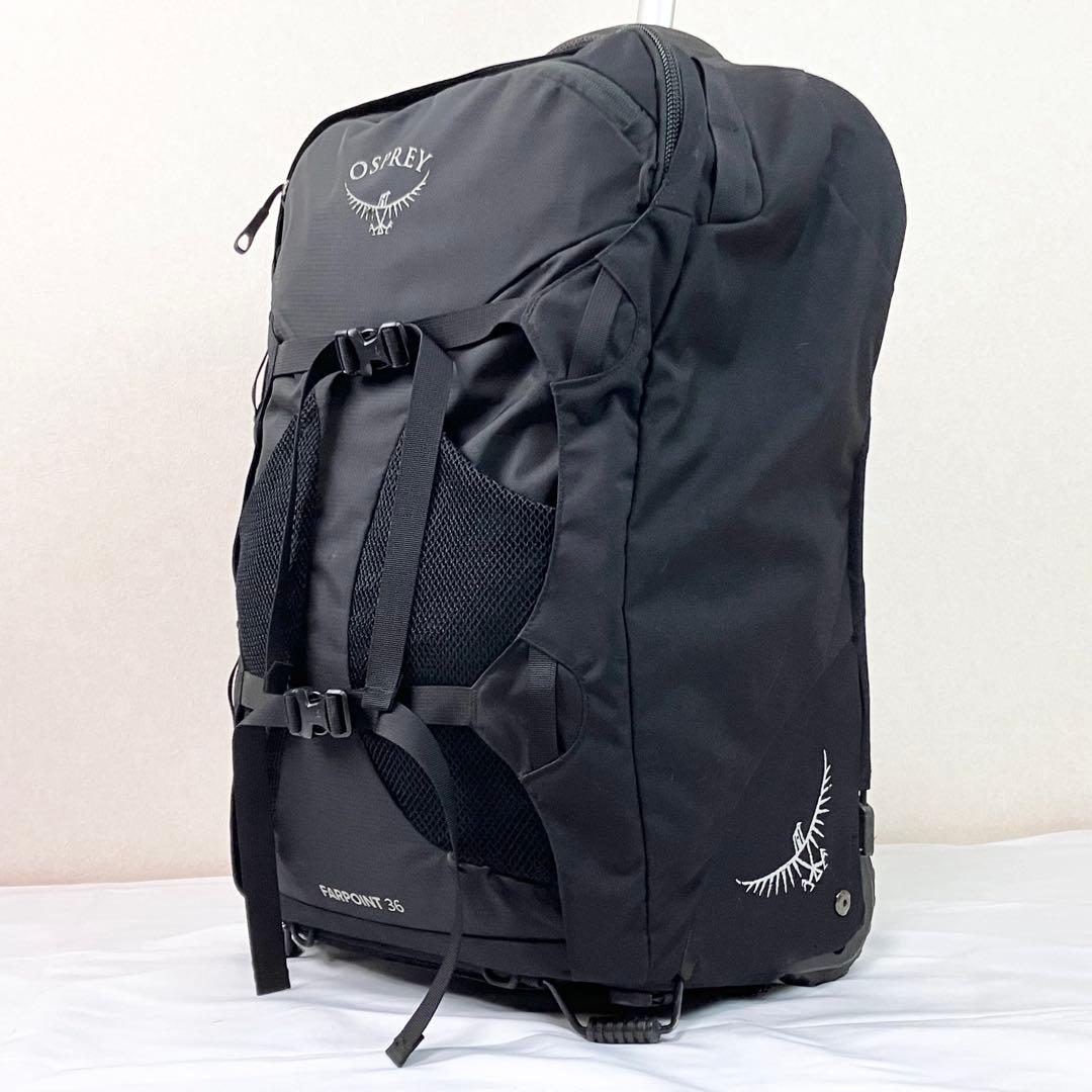 ⭐️美品⭐️ OSPREY Farpoint Wheels 36 ブラック 3wey