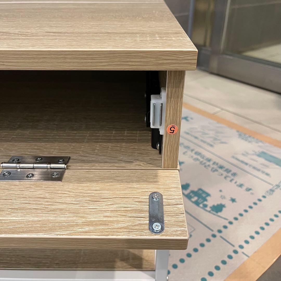 【幅80cm】Fika フィーカ 昇降式センターテーブル