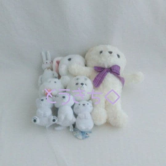 白系　ぬいぐるみ　セット