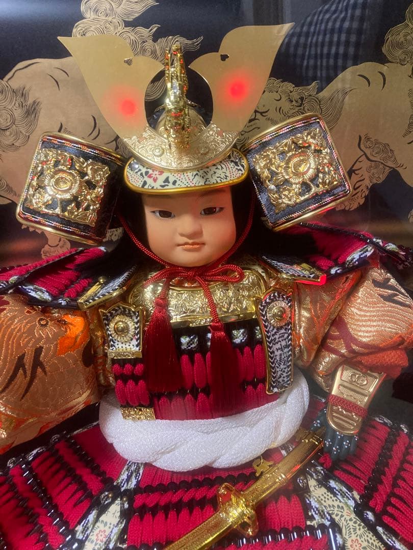 五月人形　子供大将　高さ５０センチ　未開封