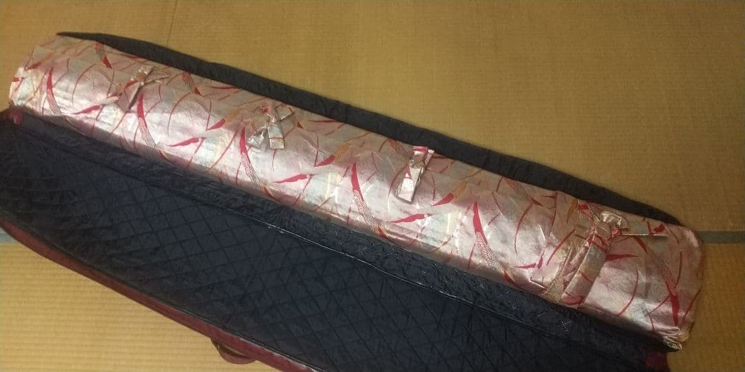 お琴 13弦 綾杉彫り くり甲 ケース付き