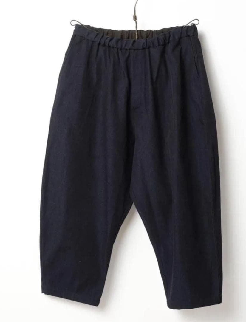 MITTAN　PT-125　NMウールOCツイルパンツ　紺黒