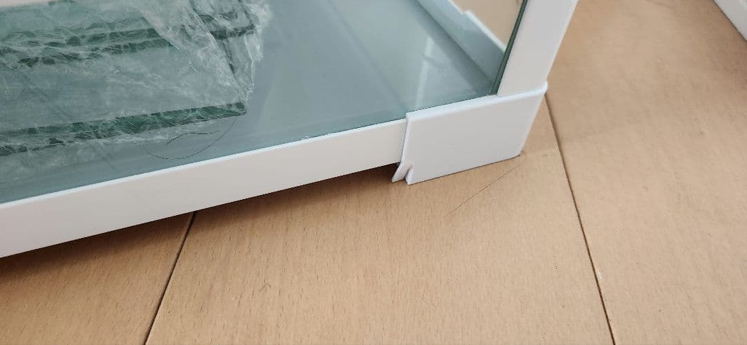 パンテオン ホワイト WH9045 ケージ ガラス製 905x455x450mm