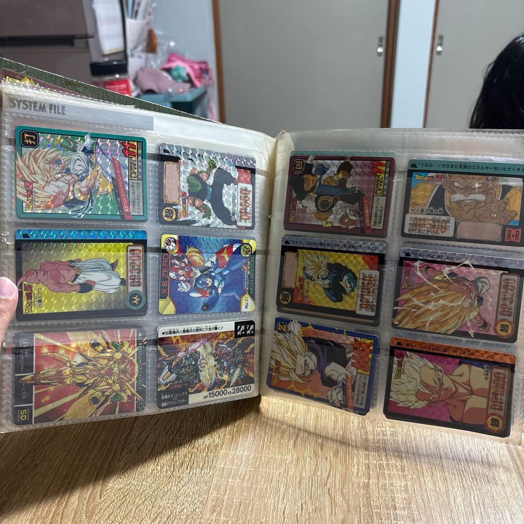 ドラゴンボールZ カードダスシステムファイルとカードセット