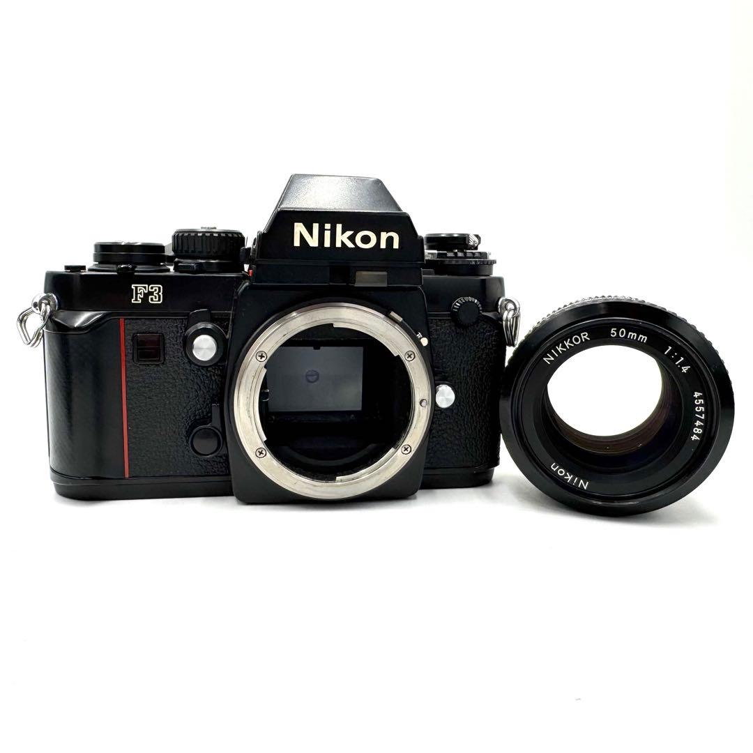 ❁完動品❁Nikon F3 単焦点レンズ付き 50mm フィルムカメラ