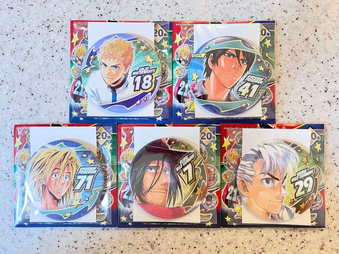 【全種類】アイシールド21 コレクション缶バッジ ジャンプショップ フルコンプ