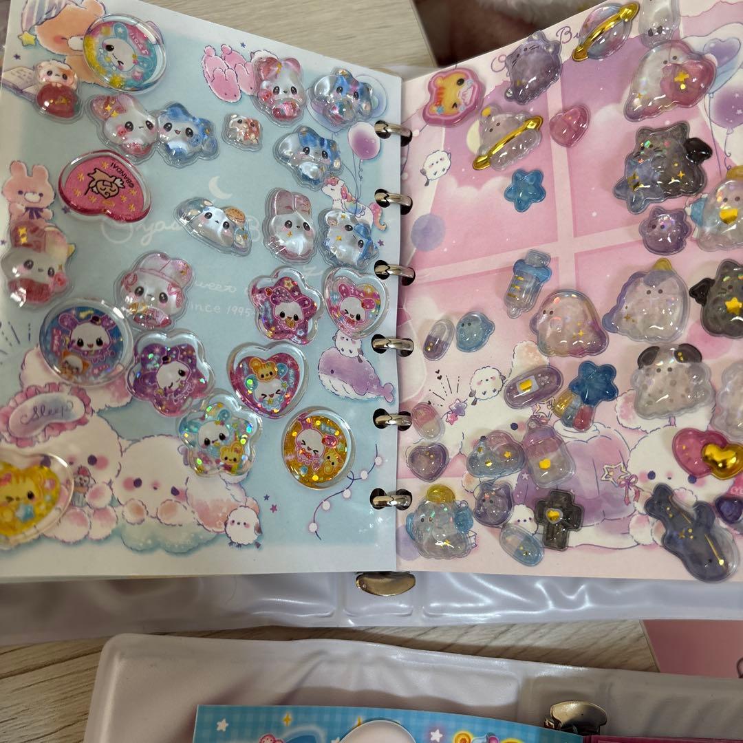 シール帳　シール付き6冊セット　ボンボンドロップ　ウォーター　タイル　おはじき