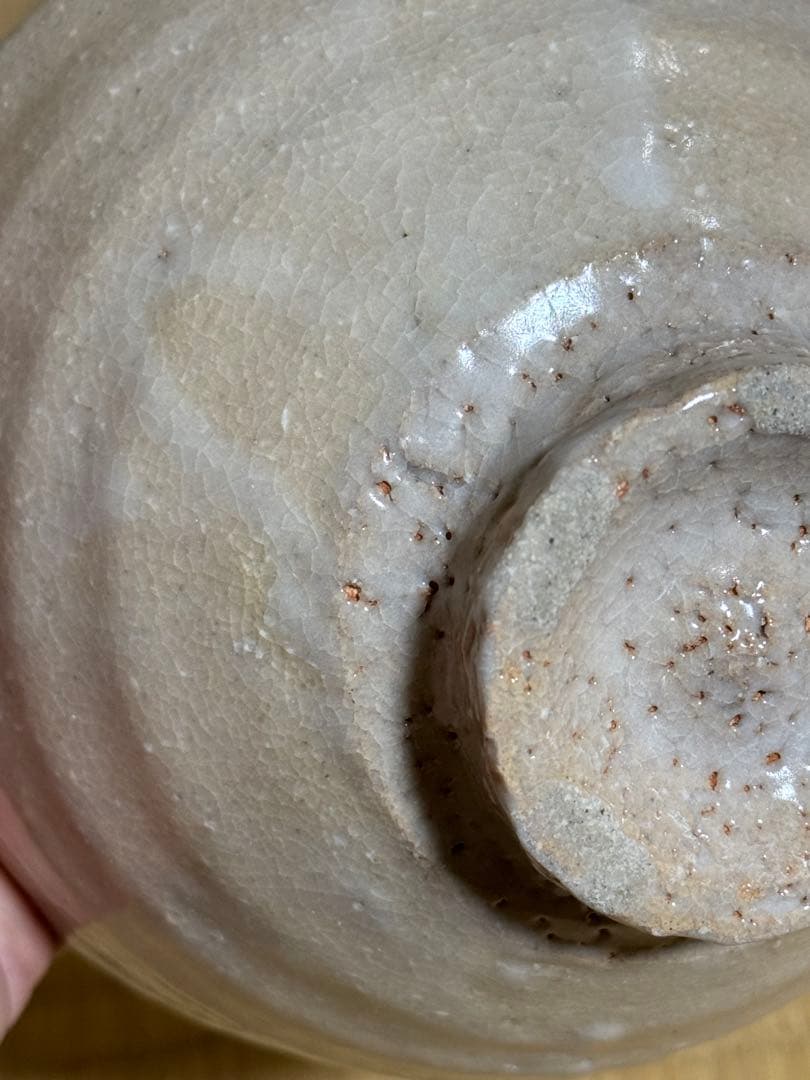 坂田泥華　萩茶碗