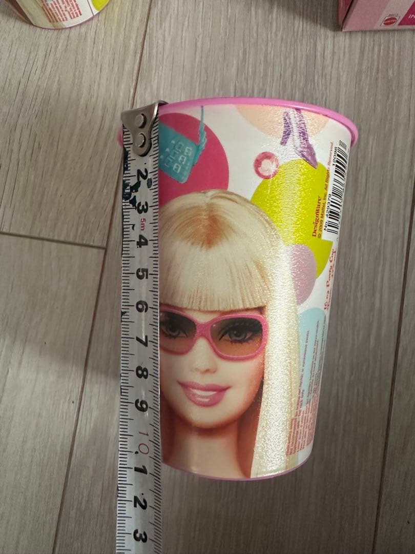 バービーBarbie食器セット　ヴィンテージ プレート　ピンクUSA