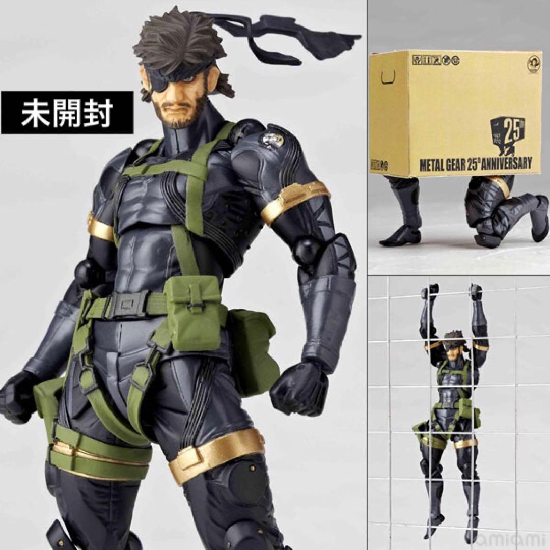 未開封品★リボルテック　スネーク　MGSPW可動フィギュア　小島秀夫
