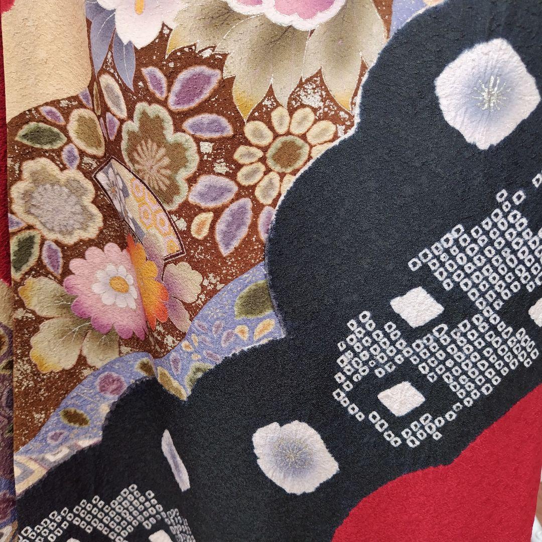 特価SALE中☆振袖フルセット・古典柄・絞り・豪華刺繍・金駒刺繍・金銀彩加工
