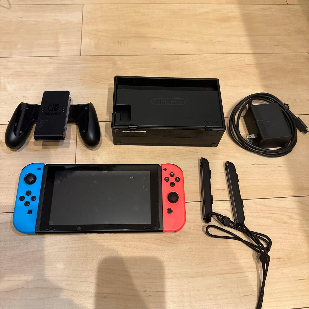 Nintendo Switch 青/赤 本体　バッテリー強化版