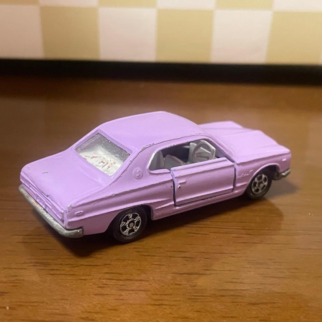 トミカ　日産　スカイライン　2000GT 紫　レプリカ　1Aホイール風