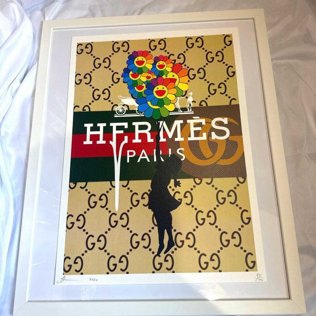 DEATH NYC 現代アートポスター　世界100枚限定　バンクシー　村上隆