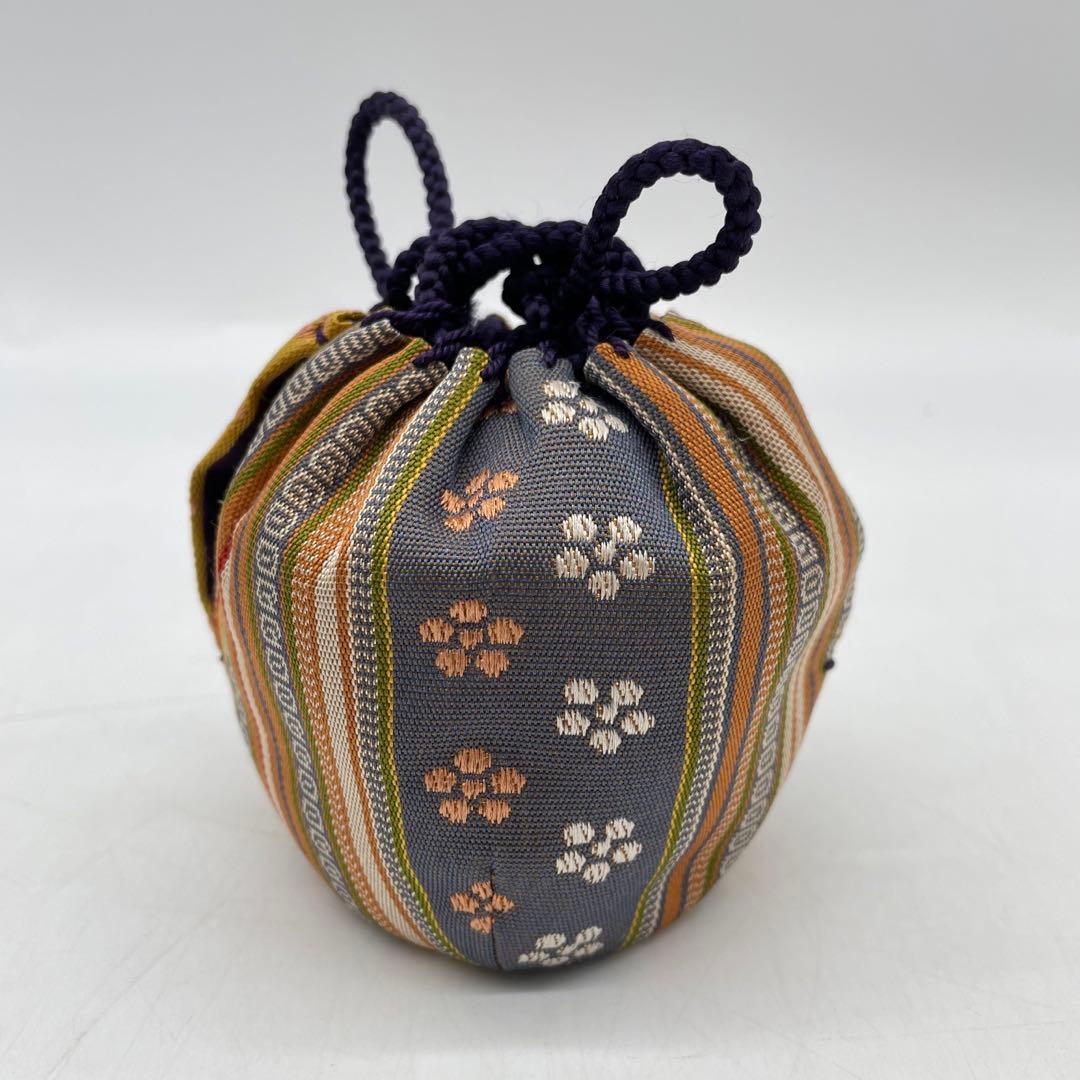 中井窯　茶入　西陣織仕服