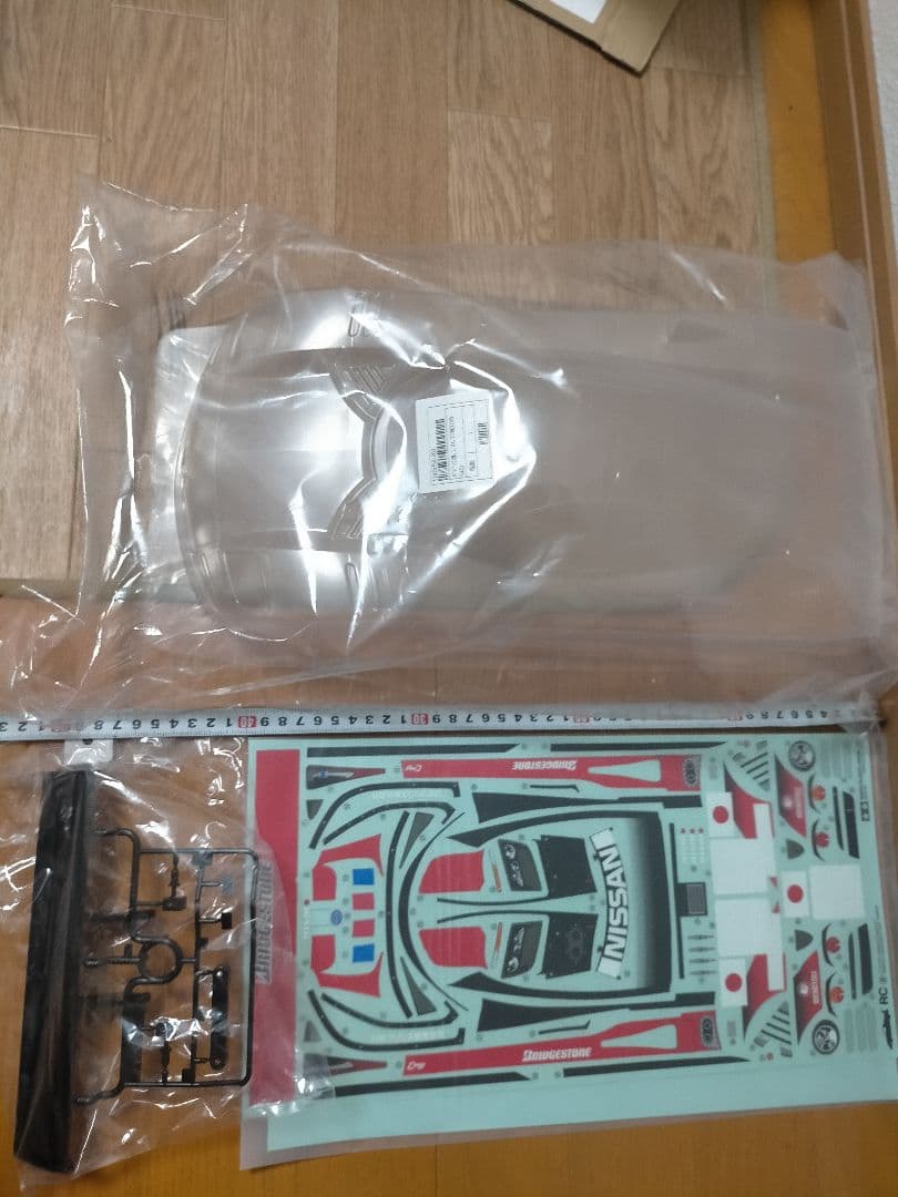 新品！日産R390 ボディー&ステッカー　カルソニック クラリオン　タミヤ
