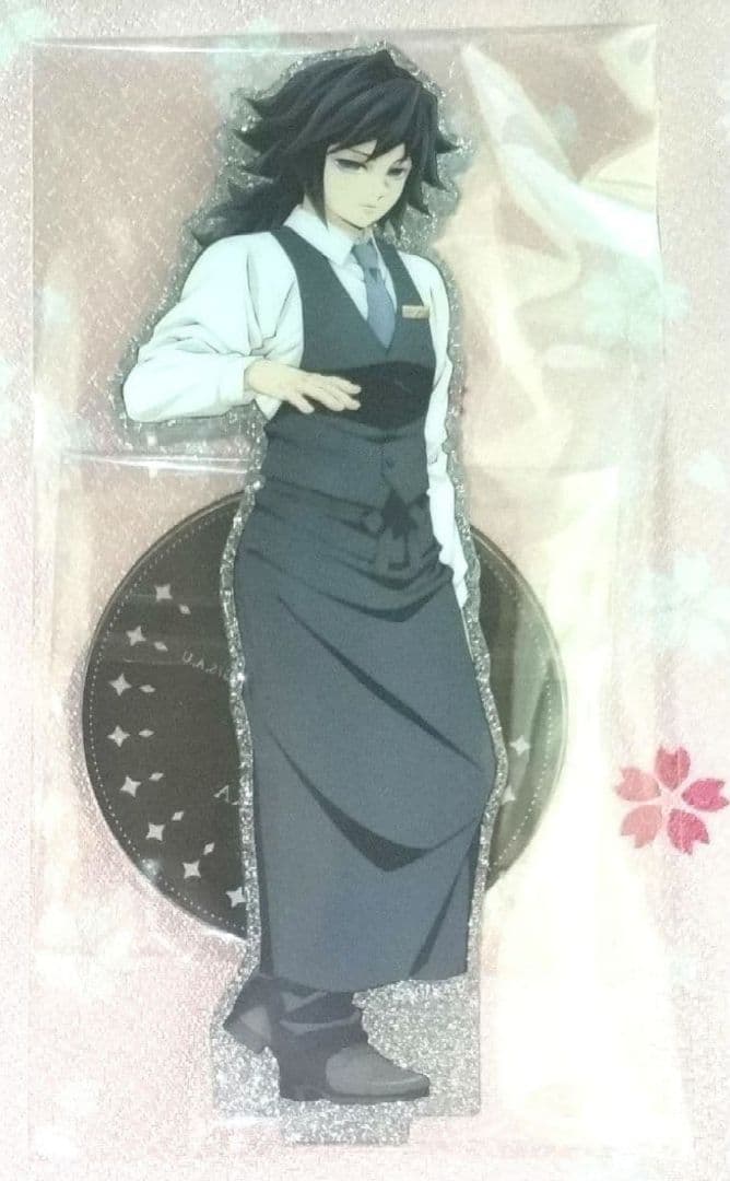 おまけ3点付き！冨岡義勇 両面アクリルスタンドアクスタ モクテル鬼滅の刃