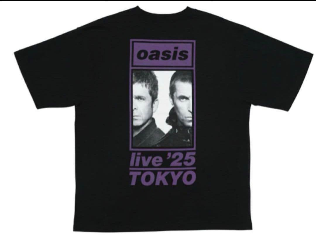 oasis ライブTシャツ M 黒 2025年10月26日東京公演
