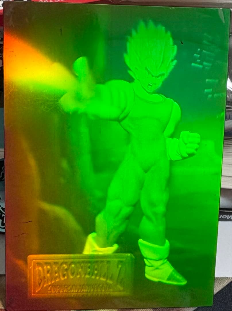 アマダ　ドラゴンボールZ 3Dホログラムカード　孫悟飯　ベジータ