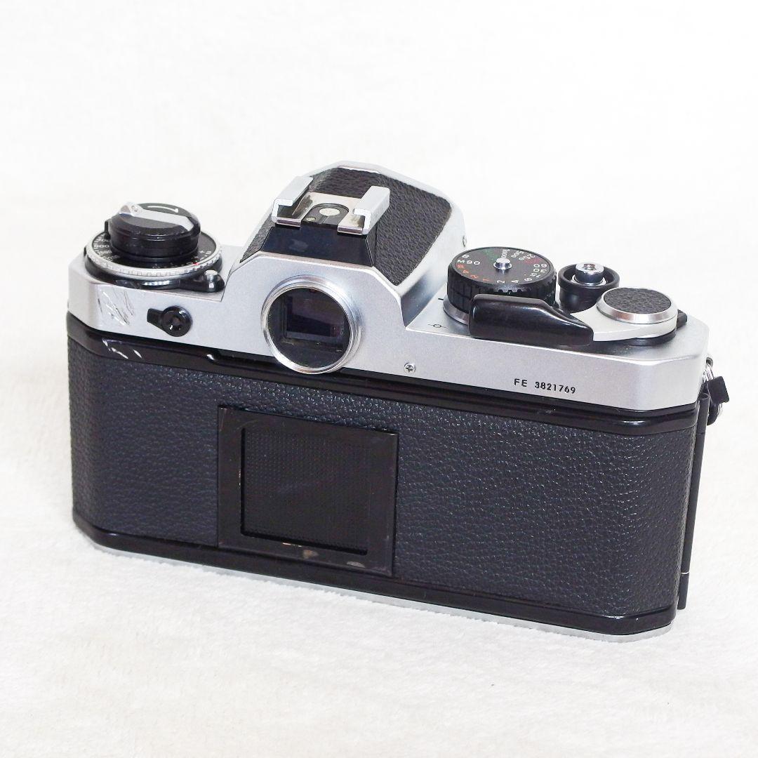 良品 Nikon ニコンFE シルバー 清掃 モルト交換 整備済 光学 極上品